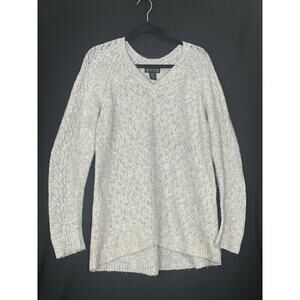 Nanette Lepore Tunic Sweater, Med, Gray,  Lightweight, Soft